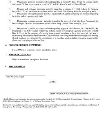 Image: Agenda-page 2