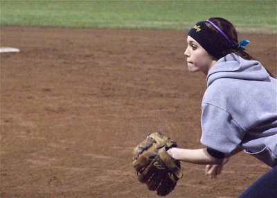 Image: Who’s on first? — Poised and ready to attack is senior 1st Baseman Drew Windham.