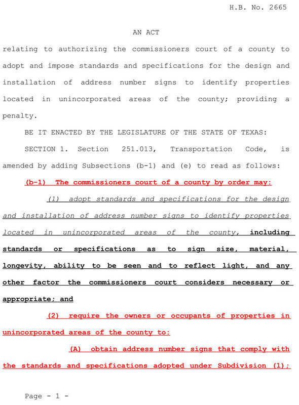 Image: House Bill 2665 – page 1
