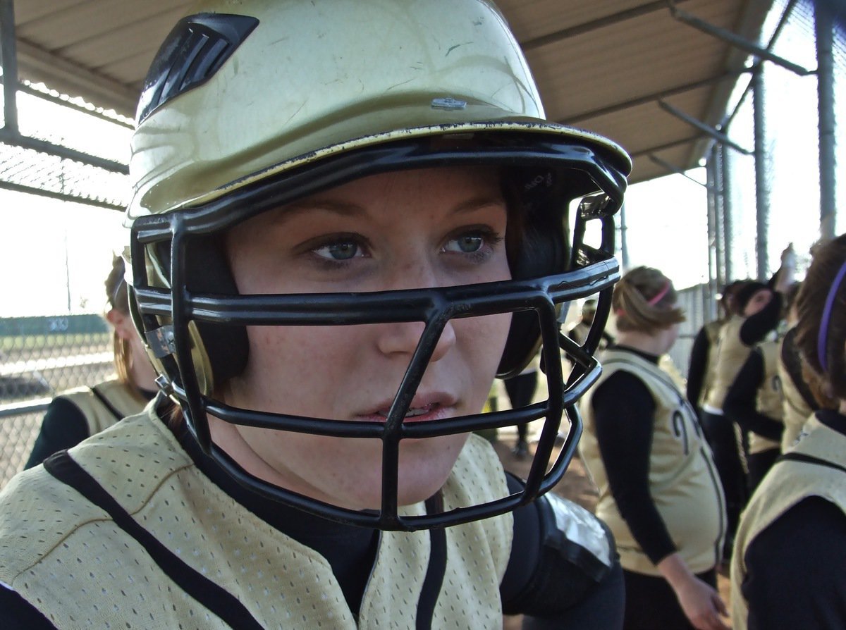 Image: Bailey spots the Lions — The eyes of a Lady Gladiator. Bailey Bumpus pierces through the dust covered battle field to locate the enemy.