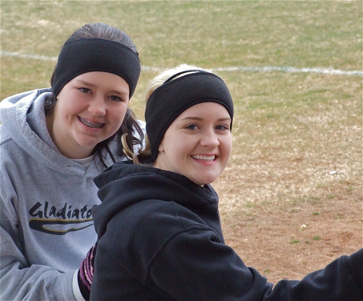 Image: On the same team — Paige and Courtney are having a blast together.