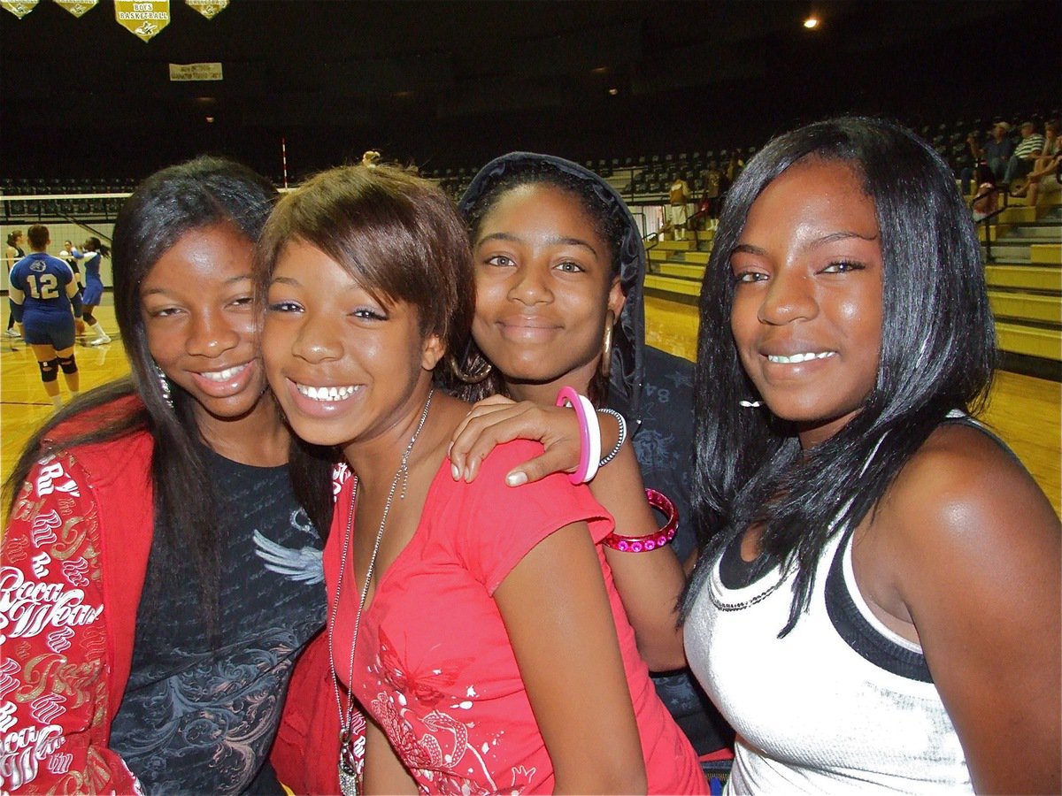 Image: Carrying the torch — Bernice Haley, Ryisha Copeland, Ashley Harper and Kendra Copeland are proud to be a part of the Lady Gladiator tradition.