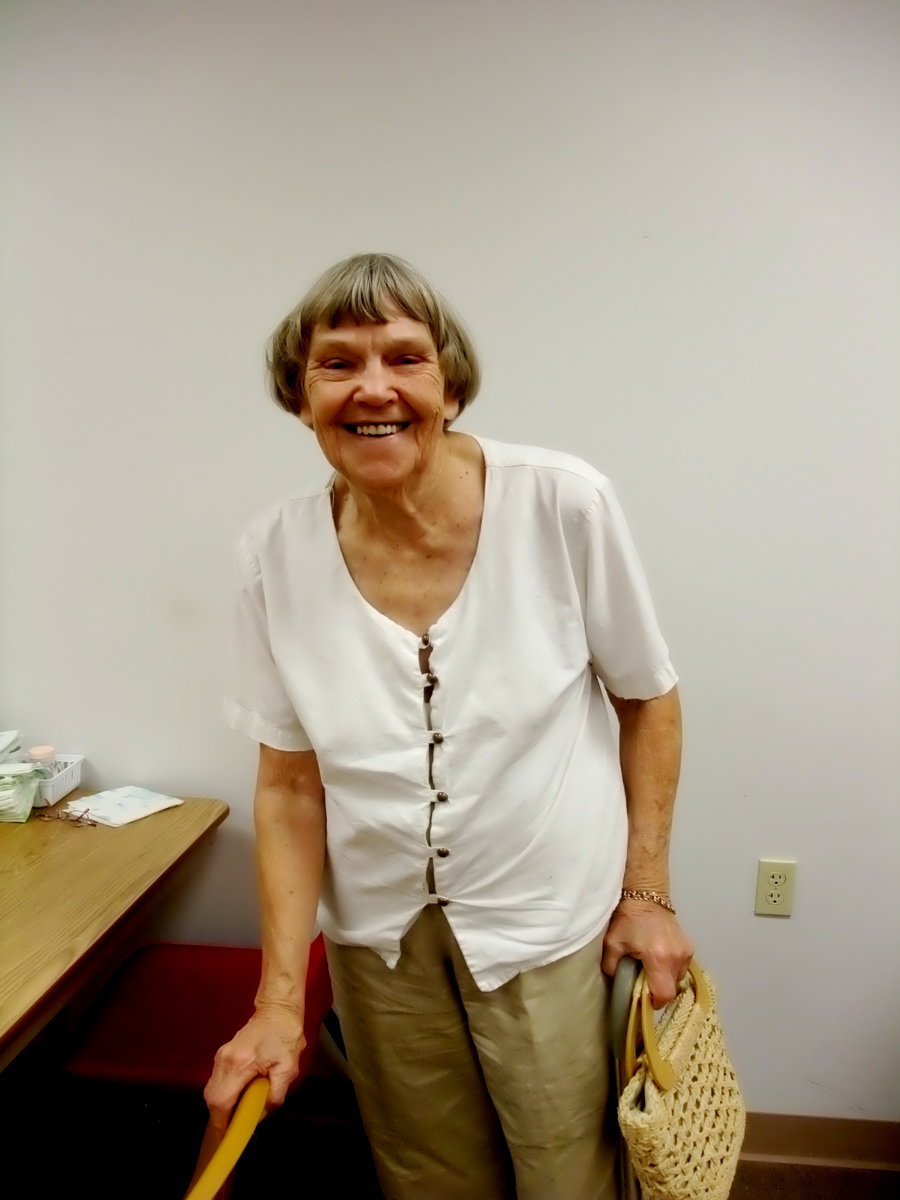 Image: Edna Prader — Edna Prader is 95 years old but she does not let that stop her from helping in her community through being a member of the Titus Women’s Club.