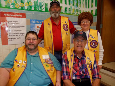 Image: Italy Lions — Arval Gowin (president), Mark Souder (vice president) and Mr and Mrs Onstad – Italy Lions.