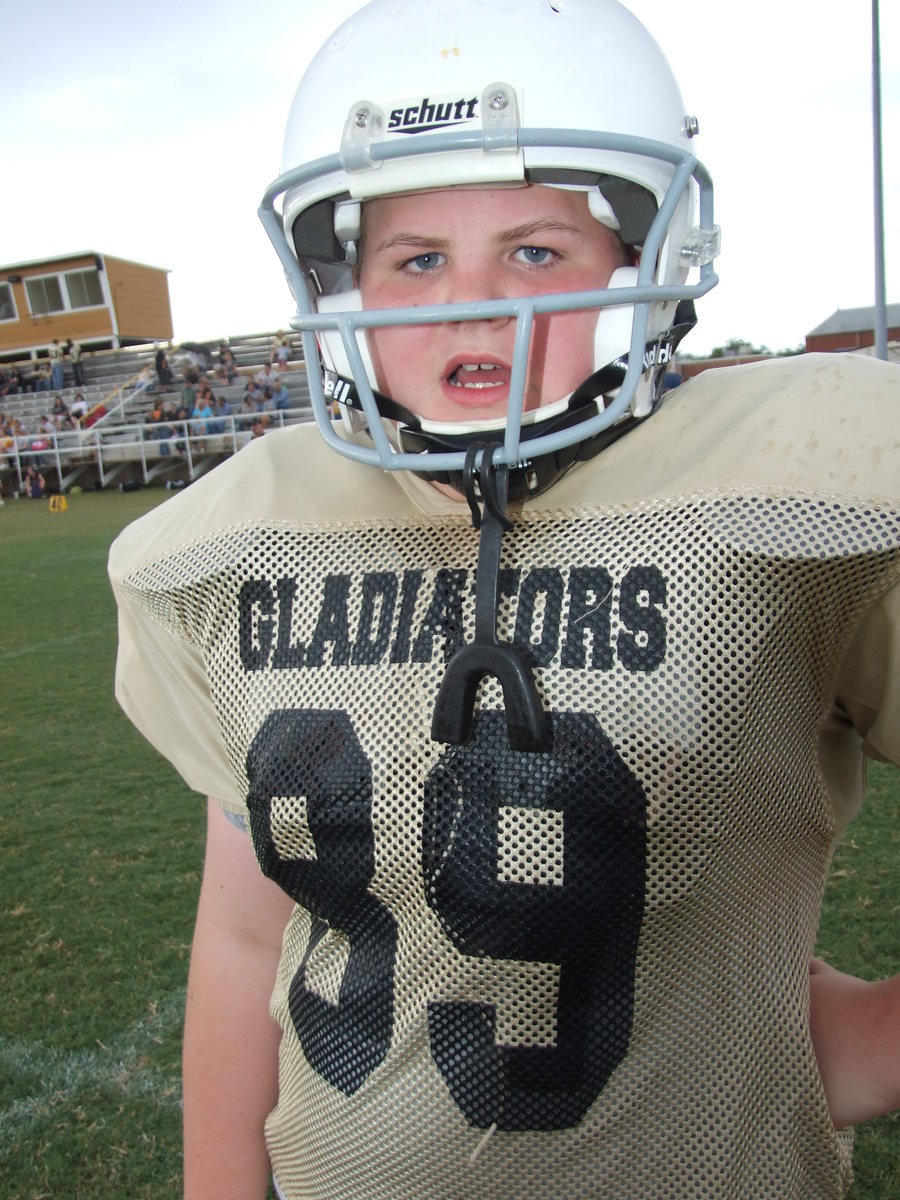 Image: Sam Hilliard — Hilliard is the size of a mountain and the 7th Grade Gladiators will be waiting at the top of it for any challengers.