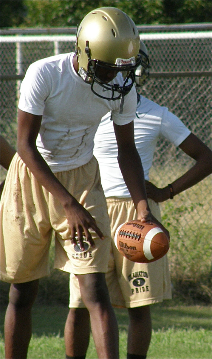 Image: Focused on football