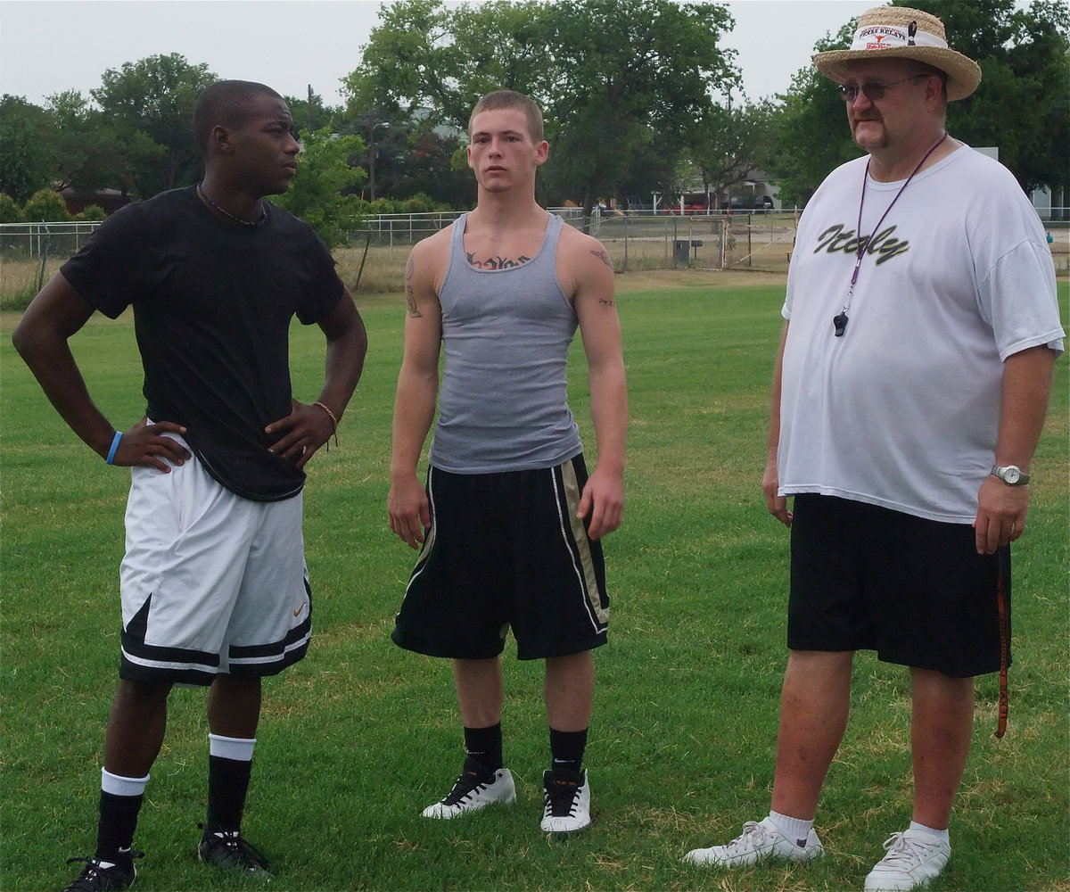 Image: Dez, Justin and Coach