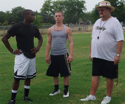 Image: Dez, Justin and Coach