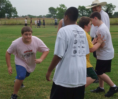 Image: Kelton traps with Tyler