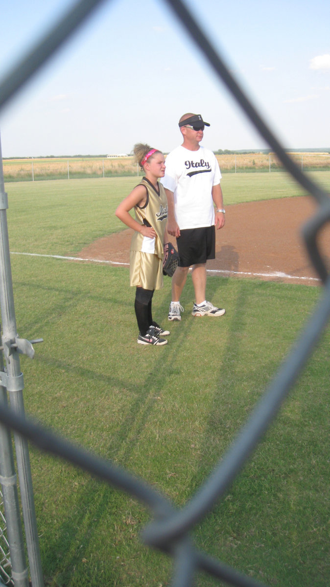 Image: Coach and Tara — Tara Wallis and Head Coach Michael Chambers are about to pull off an amazing comeback win.