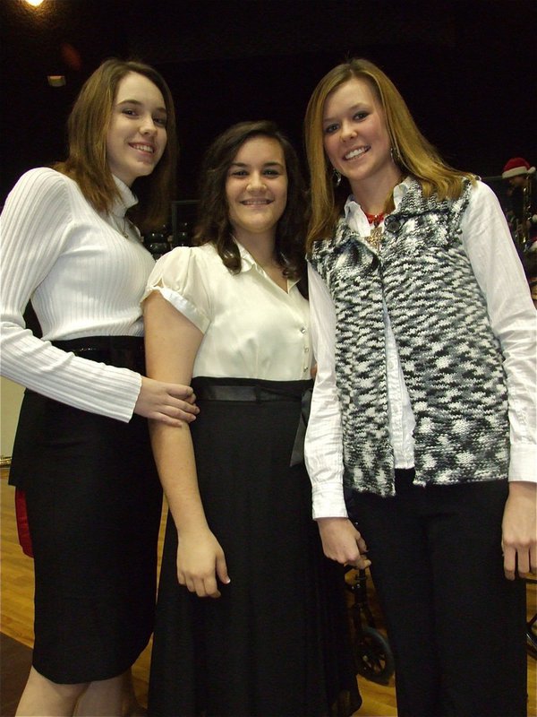 Image: Melissa, Kaytlyn &amp; Kaitlyn — Melissa Smithey, Kaytlyn Bales and Kaitlyn Rossa are the heart and soul of the Gladiator Regiment Band.