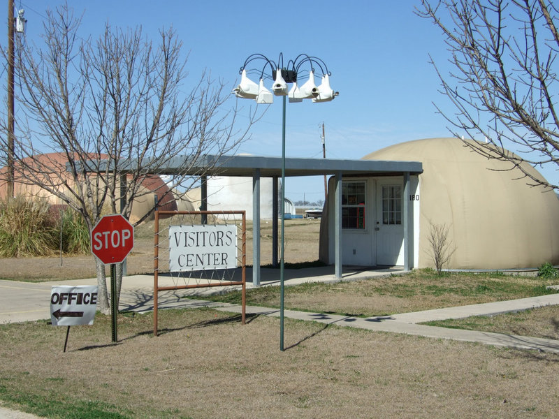 Image: Monolithic Visitor’s Center — This is the check in point for the rally sport cars.