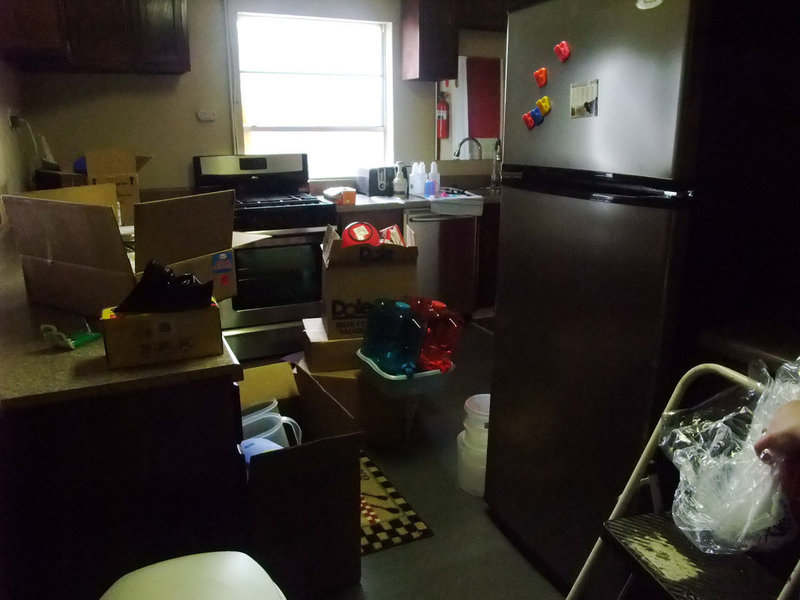 Image: Nothing But Boxes Left — Everything is boxed up and ready to be moved out of Burk’s Kinder College.