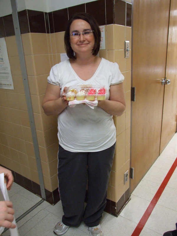 Image: Andrea Hooker — Andrea Hooker is the vice president of Stafford PTO and was busy handing out cupcakes to all the students.“Happy Birthday Mr. President, we are celebrating President Lincoln’s 200th birthday and are reading in his honor because he loved knowledge and loved to read.”