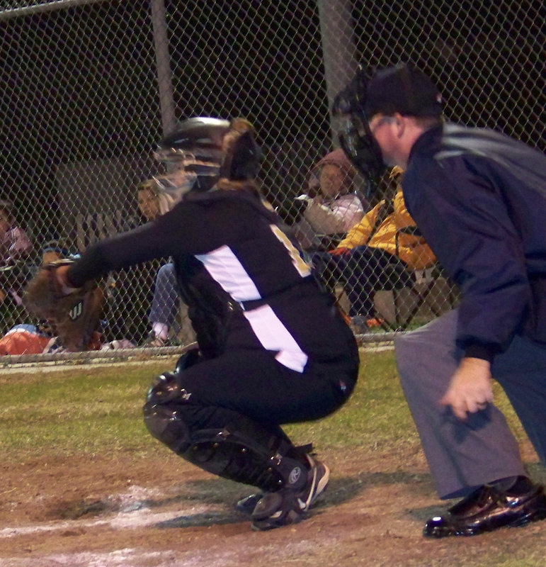 Image: Julia McDaniel — “Jules” had a solid outing behind the plate.