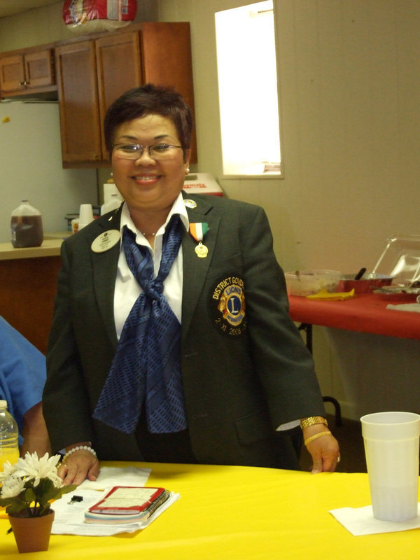 Image: District Governor Alice Conway — District Governor Alice Conway came to Italy to induct the new officers of the Italy Lions club.