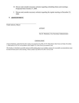 Image: Page 2 — Italy Economic Development Corporation meeting agenda, page 2.