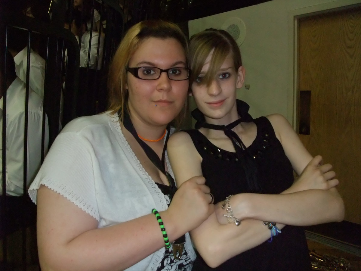 Image: Megan &amp; Lauren — Megan Buchanan and Lauren Herald are self-proclaimed “Band Geeks”.