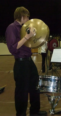 Image: Crash! — Korey “Crash” Hughes manned the crash symbols.