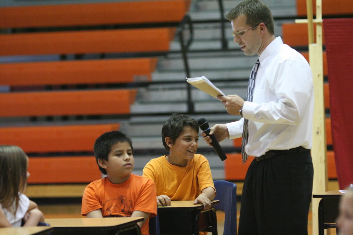 Image: Your Kidding! — Responding to Mr. Morgan’s question with a punch line was a comical way to view a day in the life of a 4th grader.