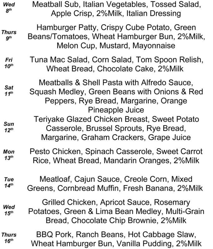 Image: July Menu, pg 2
