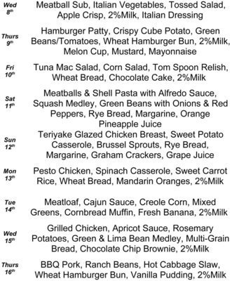 Image: July Menu, pg 2