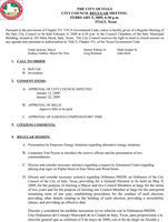 Image: Italy City Council Meeting Agenda