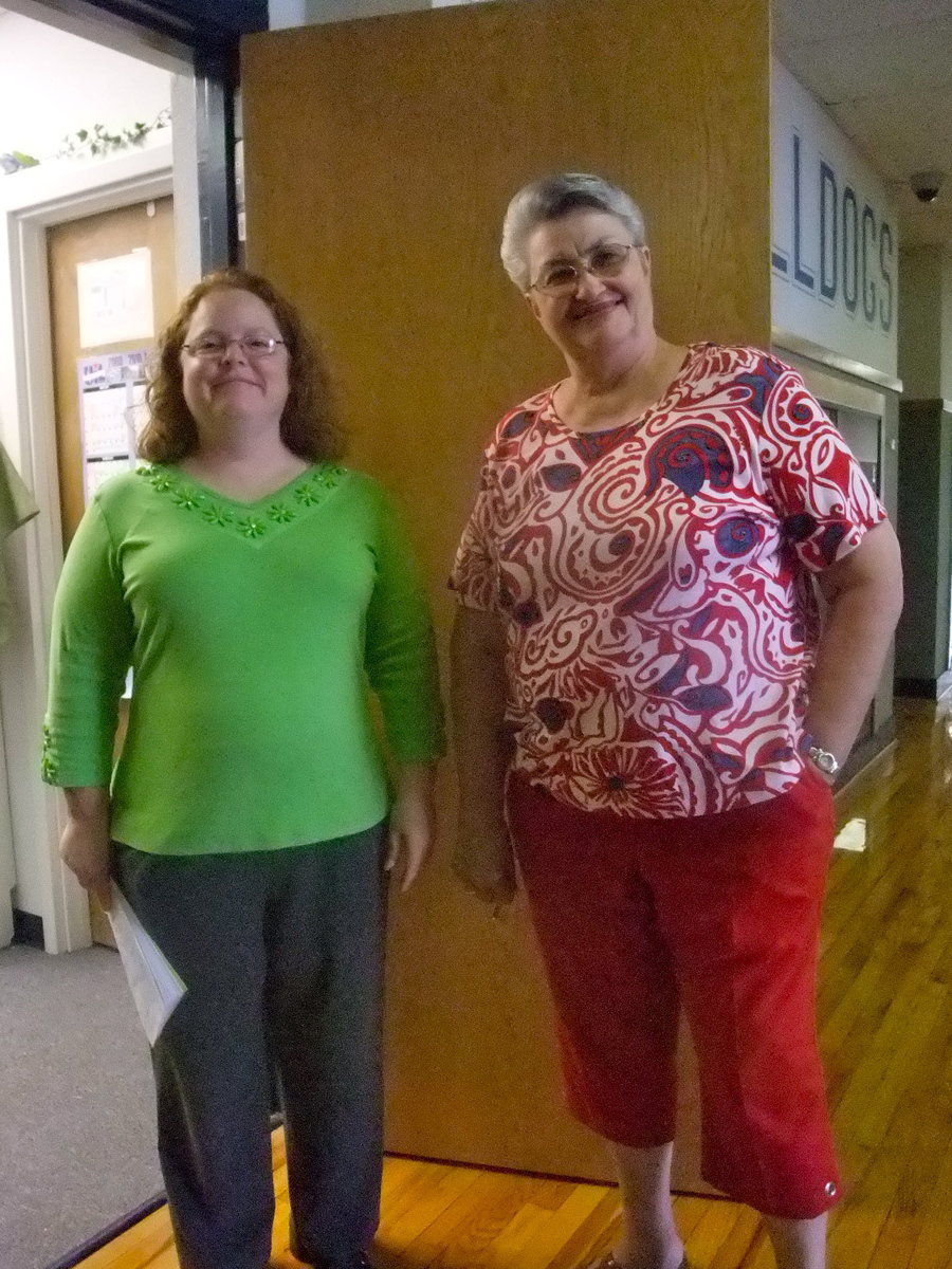 Image: Marilee Byrne &amp; Khristy Strange — Marilee Byrne (principal) and Khristy Strange (assistant principal) are happy and ready to meet the challenge of a new school year.