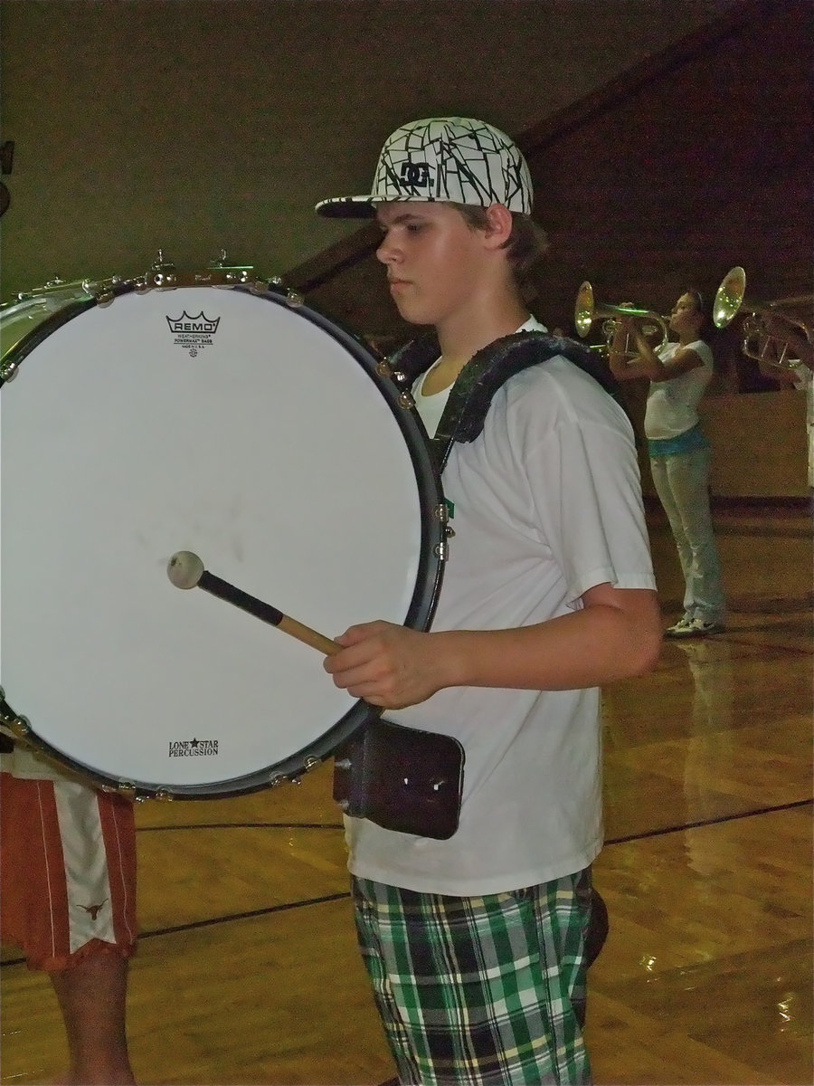 Image: Gladiator heart beat — Keeping the Gladiator heart beat pounding this year will be Gus Allen.