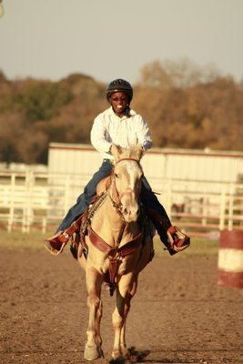 Image: Chasston Wilson — Chasston Wilson of Italy won the straight away and cloverleaf barrels.