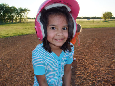 Image: Alyssa Wiser — Alyssa was safe at third base during her practice.