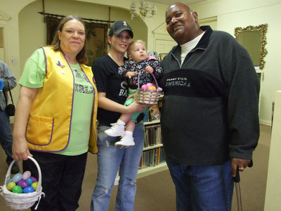 Image: The Mayor and Friends — Mayor Jackson said, “I love Easter Egg Hunts and I think the kids are having fun.”