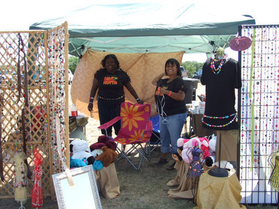 Image: First Impressions — First Impressions had a booth and they said, “We make beaded belts, decorative plates and frames.” If you would like to see more of their handmade items call Deanna Palmer at 469-556-7220.