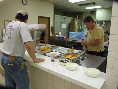 Image: Chili and Fixin’s — Chili was being served up here.