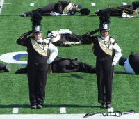 Image: The Drum Majors signal “ready”