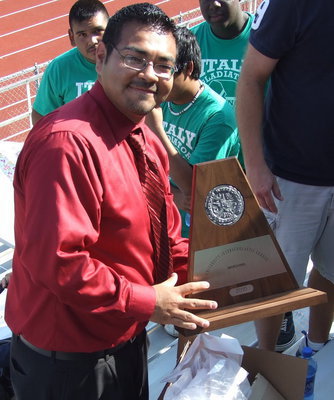 Image: Another “first” — Mr. Perez has brought so much to the school’s fine arts program and has made band a “cool” thing for Italy ISD.