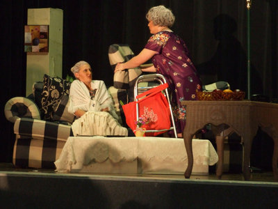 Image: The Victim Was Smothered — Louise is trying to hide all the pillows before Mary comes back.