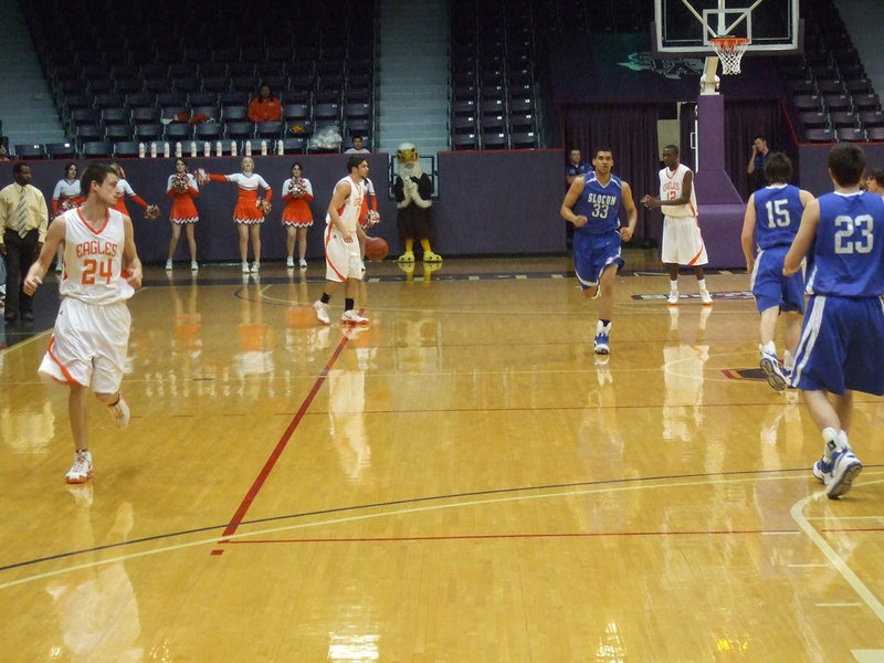 Image: Seniors — Crocker, Romero and Hughes show they know how to play ball.