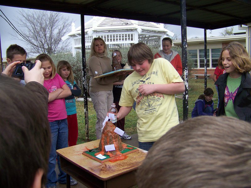 Image: It’s Erupting! — Trevor Davis’ science project really worked!