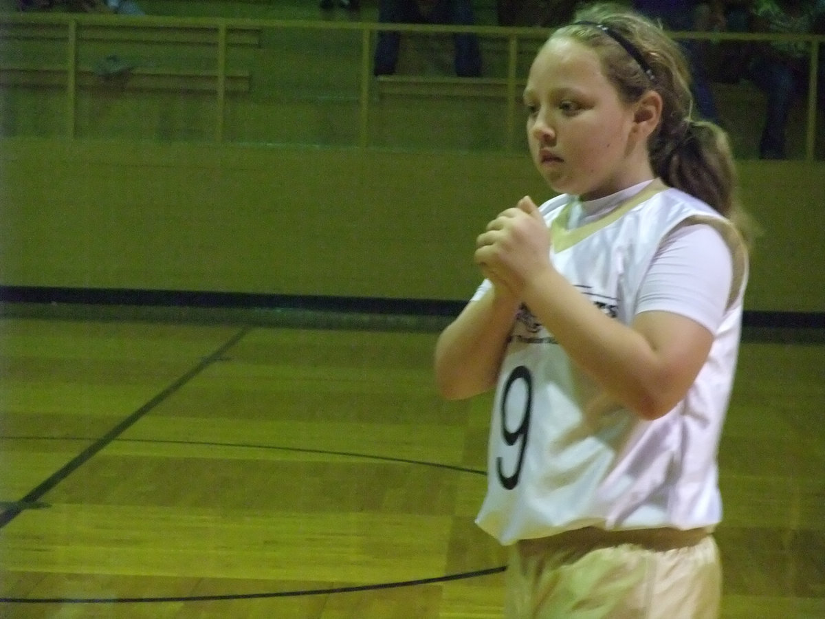 Image: Anxious — Bryclin Richards tries to keep her emotions in check sensing a chance for her team to pull off the upset.