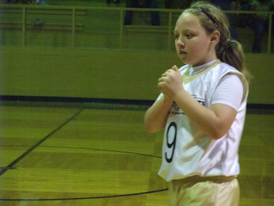 Image: Anxious — Bryclin Richards tries to keep her emotions in check sensing a chance for her team to pull off the upset.
