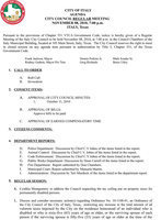 Image: Agenda – page 1