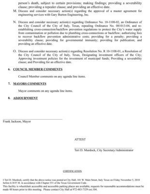 Image: Agenda – page 2