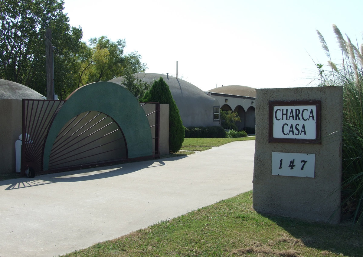 Image: Welcome home — The gates are open for everyone to tour the dome homes on Saturday 10am-4pm.