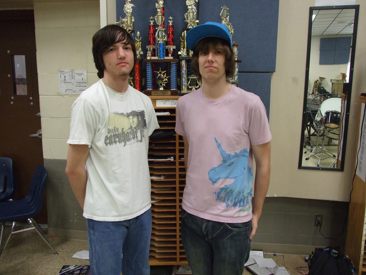 Image: Helms and Vlk — Helms, Vlk and Tess Clark won honors this year.  Vlk will compete in the Texas State Solo &amp;  Ensemble Contest on Memorial Day weekend.