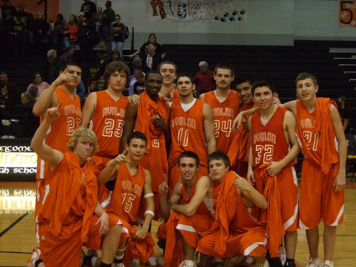 Image: Avalon Eagles — Avalon moves on as Area Champions after a win over the Forestburg Longhorns, 66-55.