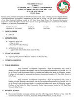 Image: EDC Agenda: page 1