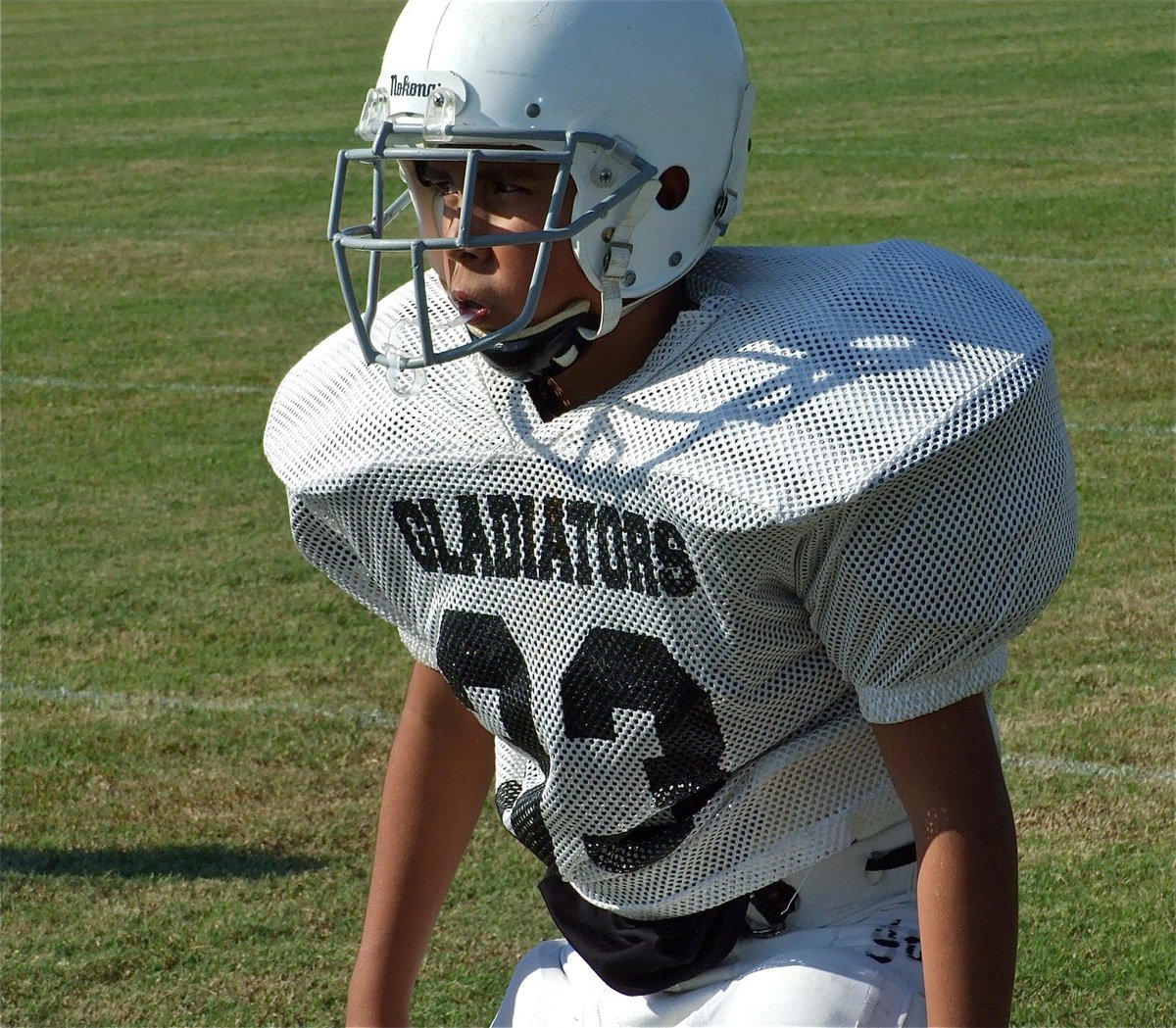 Image: Team effort — “I hope the Jags run it to my side!” Every Italy player was ready to help out the cause.