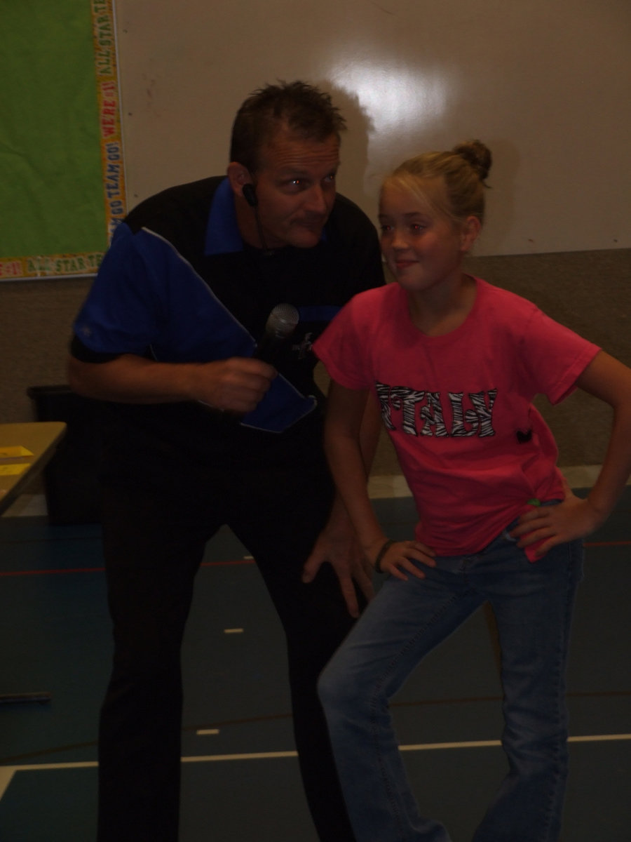 Image: Jeff and Hannah — Hannah Washington is giving us her answer to the question, “How do you become a champion?”