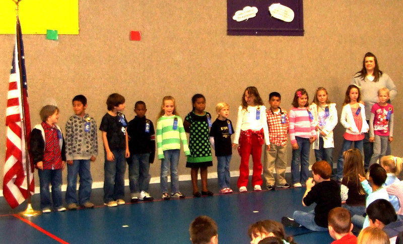 Image: Second Graders — These second graders earned all A’s.